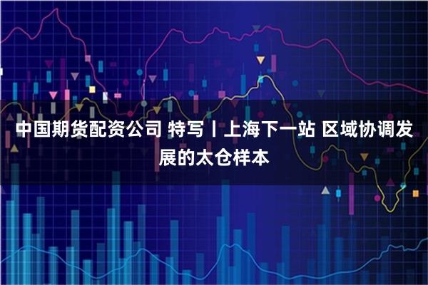 中国期货配资公司 特写丨上海下一站 区域协调发展的太仓样本